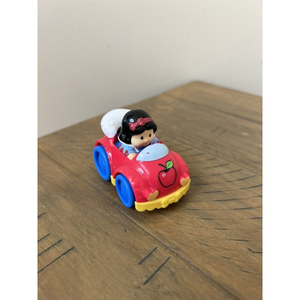 Fisher Price Little People Wheelies Disney Snow White Red Apple Car 2012